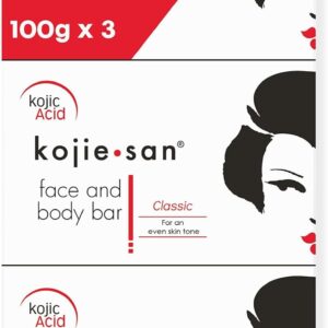Kojie San Skin Lightening and Brightening Classic Soap (100g x3 triple pack )