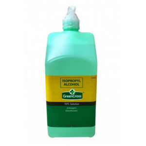 Green Cross 70% Isopropyl Alcohol Rub- 1000mL/1L (Plain with Pump)